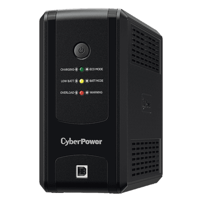 UPS de 750 VA/375 W, Topología Línea Interactiva, Entrada 120 Vca NEMA 5-15P, y 8 Salidas NEMA 5-15R, Puerto USB, Con Regulador de Voltaje (AVR)