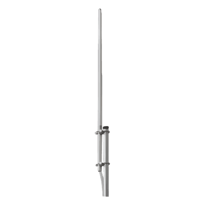 Antena Base UHF / Fibra de Vidrio / 380-400 MHz / 3 dBi / 150W / 35' (89.90 cm) / Resistencia Viento 125 mph (200 kph)