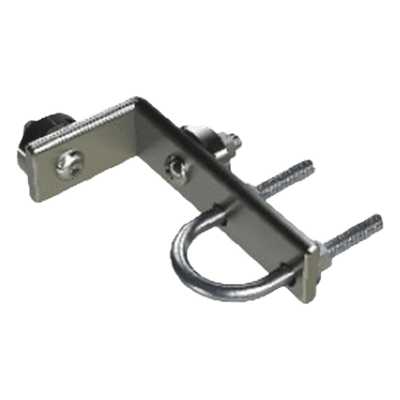 Conector para Piso Falso / Sección Cilíndrica / Solera Cobre Estañado 1 x 1/4 pulgadas / Tornillería Acero Inoxidable / Reutilizable / Resistente Intemperie