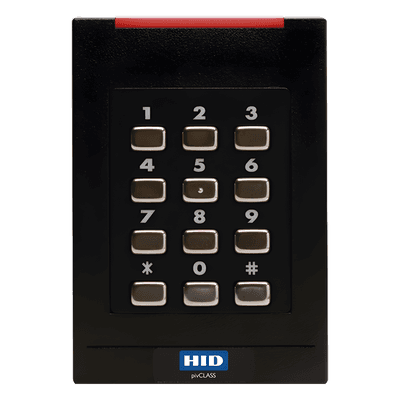 Lector de Acceso con Teclado / Multiformato Proximidad / iClass SEOS 1 cm / MIFARE DESFire / Bluetooth / Wiegand / 5-16 VDC