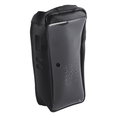 Funda de piel reforzada / Visor frontal transparente / 58 x 178 x 41.5 mm / Compatible NX-200/300/203/303