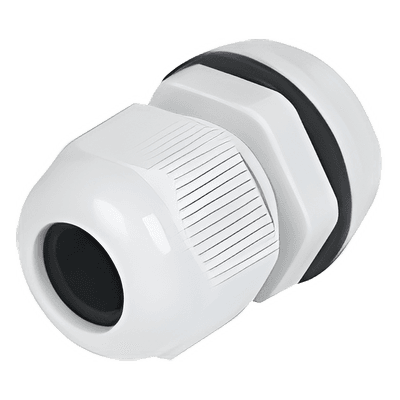 Conector Tipo Glándula / Compatibilidad 5 a 10 mm / Rosca Externa 17.9 mm (11/16") / Diseño Industrial