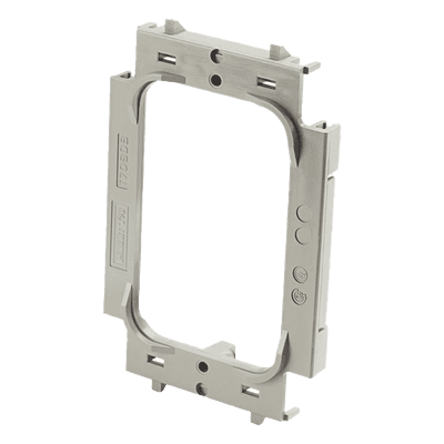 Adaptador Atornillable para Faceplate / PVC Gris / 2.75 in x 4 in / 0.33 ft / Montaje Atornillado