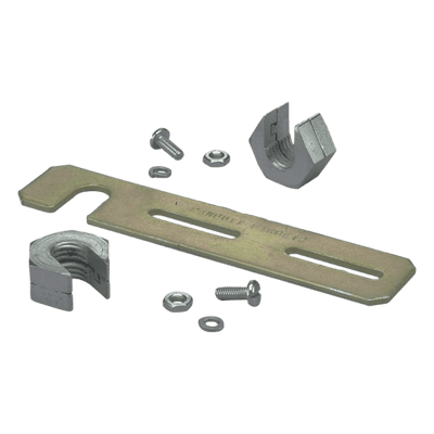 Soporte de Montaje a Techo / Canaletas FiberRunner 2x2 y 4x4 / Varilla Roscada 1/2" / Acero Negro / 152.4 mm (6 in)