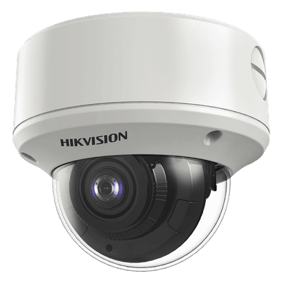 Domo TURBOHD 2 Megapixel (1080p) / Ultra Baja Iluminación / WDR 130 dB / Lente Mot. 2.7 - 13.5 mm / IP67 / IK10 / 60 mts IR EXIR / Metal