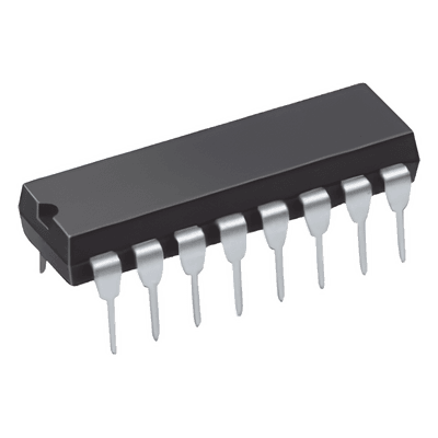 Circuito Integrado / Doble Contador Binario 4 Etapas / DIP-14 / 27 MHz / -55°C a 125°C