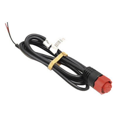 Cable de Alimentación para Pantallas de Navegación / 2 m (6.6 ft) / Aislamiento Reforzado / Uso en Exteriores / Compatible Elite Ti, Hook, Elite, HDS