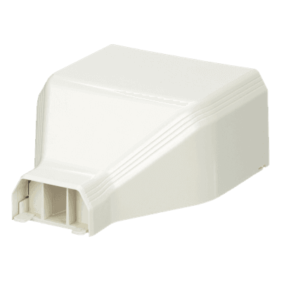 Conexión de Tubería a Canaleta / Salidas 1/2", 3/4", 1" y 1 1/4" / Material ABS / Radio de Curvatura 1" / UL94V-0 / 145 x 72.6 x 20 mm