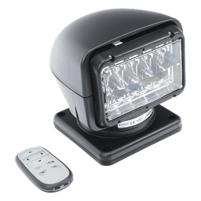 Faro Buscador / 7040 Lúmenes / Rotación 360° / Inclinación 90° / IP68 / 12-24 VCC / Uso Rudo