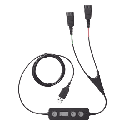 Cable de Entrenamiento USB/QD / Conexión Dual / Control de Llamadas Integrado / Tecnología SafeTone / 2.62 pies (0.8 m)