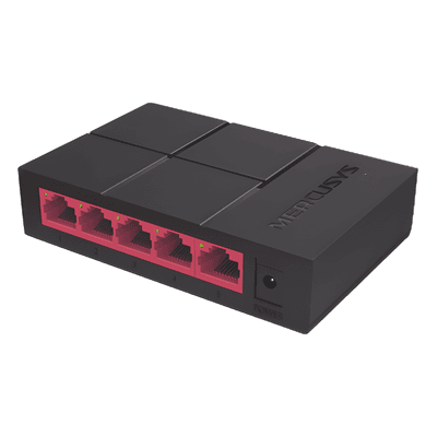 Switch de Escritorio / 5 Puertos Gigabit / 5 Gbps Capacidad de Conmutación / Sin Ventilador / Plug and Play