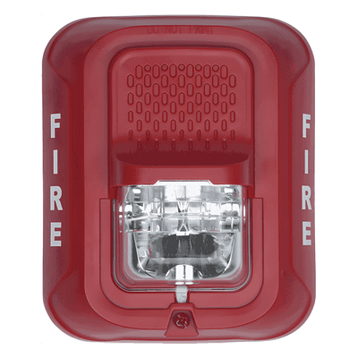 Estrobo de Pared Serie L / Candela Seleccionable 15-185 cd / 12-24 Vcd Automático / Flash 1 Hz / Compatible SpectrAlert
