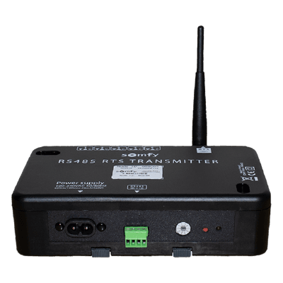 Interfaz de Control / 16 Grupos RTS / RS485 y 5 Contactos Secos / 433.42 MHz / IP20 / 90-255 V