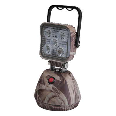 Luz de Trabajo LED Recargable / 650 Lúmenes / 3 Modos de Iluminación / Base Magnética / Autonomía 3-4 Horas
