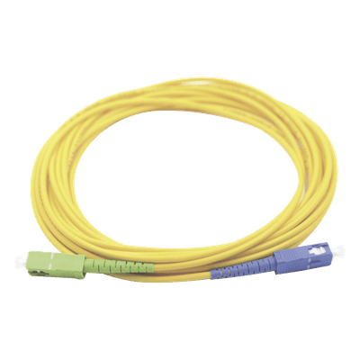 Jumper de Fibra Óptica / Monomodo OS1/OS2 / SC/UPC-SC/APC / Simplex / 3 m (9.84 ft) / PVC Amarillo