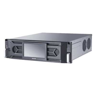 NVR 12 Megapixel (4K) / 64 Canales IP / 16 Bahías de Disco Duro / 4 Tarjetas de Red / RAID con Hot Swap / Reconocimiento Facial