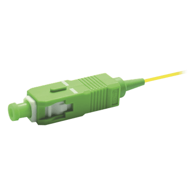 Pigtail de Fibra Óptica / SC/APC / Monomodo G.652D / Simplex / 2 Metros (6.56 Pies) / 0.9 mm / PVC