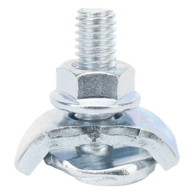 Kit de Unión para Charola Malla / Versión Light / Peralte 54 y 105 / Acabado Electro Zinc 15-20 µm / Acero al Carbón Rolado en Frío