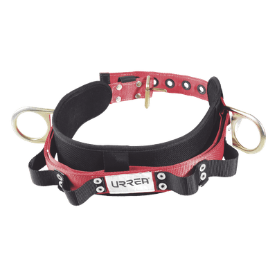 Cinturón de Seguridad para Liniero / Talla 40 / Neopreno de Alta Tensión / Nylon 4" Acolchonado / 4 Compartimentos / ANSI A10.14 y Z359.1 / Dos Anillos Tipo D