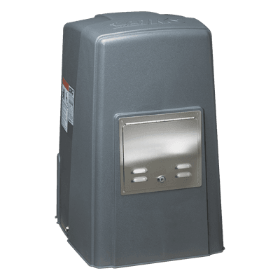 Operador de Puerta Corrediza / 450 kg / 12 m (39.4 ft) / Motor 1/2 HP / Baterías de Respaldo 7.2 Ah / Uso Continuo