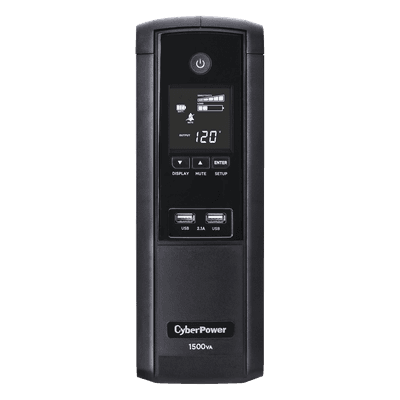 UPS de 1500 VA/900 W, Topología Línea Interactiva, Entrada 120 Vca NEMA 5-15P, Tipo Torre, Con 12 Tomas NEMA 5-15R, 5 años de garantía