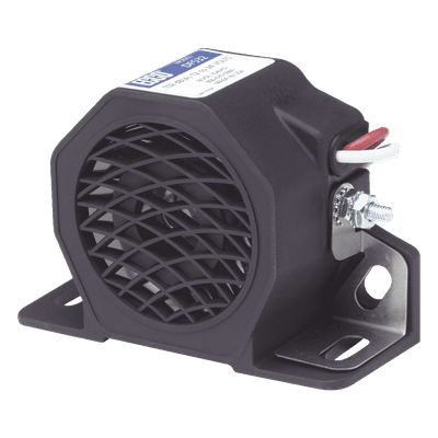Alarma de Reversa Vehicular / 102 dB(A) / 12-24 VDC / IP64 / SAE F / Tono Dual y Doble