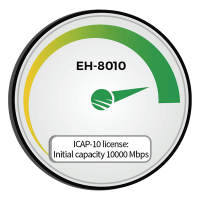 Módulo de capacidad / 10,000 Mbps (10 Gbps) / Compatible EH-8010 / Banda ancha / Integración en redes existentes