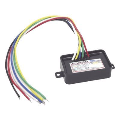 Flasheador LED / Control de 20 Cabezales / 12 Patrones Programables / IP67 / 12V DC / 3 x 2 x 1 pulgadas