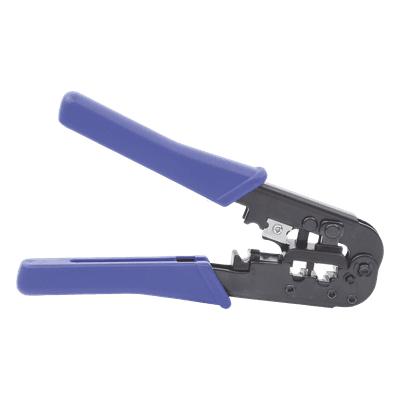 Pinzas para Terminación de Conectores / RJ45/RJ11/RJ12 / Cable UTP Cat5/Cat5e / Diseño Ergonómico / Cable Telefónico Plano