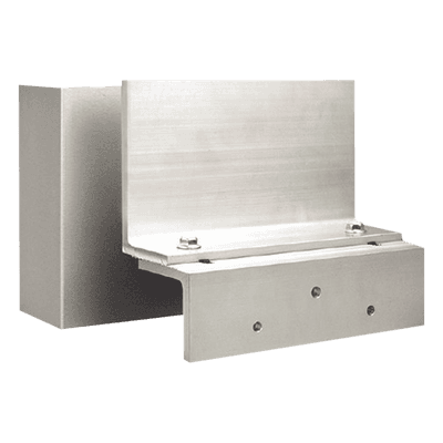 Montaje tipo ZL / Aluminio anodizado US28 / 600 lbs / Puertas interiores / 182.88 kg