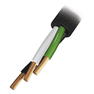 Cable de Uso Rudo / 3 Conductores / Calibre 14 AWG / 600 V / Rollo 100 m (328 ft)