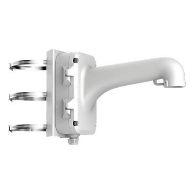 Montaje de Poste para Domos Hikvision / Color Blanco / Uso en Exterior