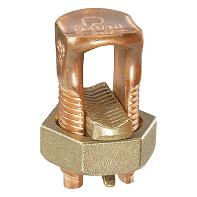 Conector Mecánico de Puesta a Tierra / Cobre Electrolítico / Calibre 4 a 1/0 AWG / 3 Cables Simultáneos / UL467 / UL486 / CSA