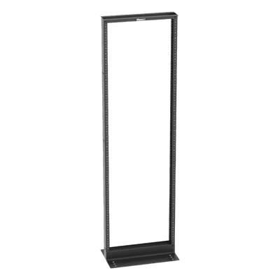 Rack de Dos Postes / 19 in / 45 UR / Carga 453 kg (997.9 lb) / Rieles Numerados #12-24 / Acero / EIA-310D