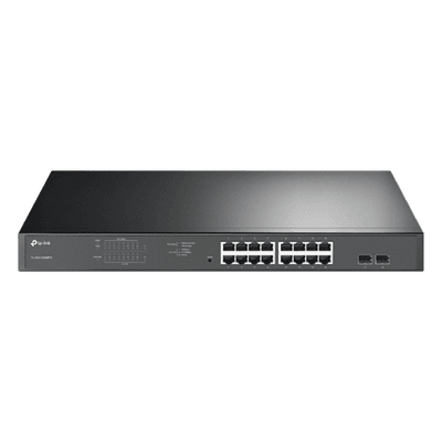 Switch PoE / 16 Puertos Gigabit / 2 SFP / 192W / 34 VLANs / 23.8 Mpps