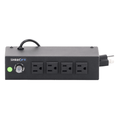Regleta de Alimentación / 4 Contactos NEMA 5-15R / 120Vca / 10A Máx. / Montaje Escritorio o Pared