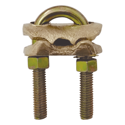 Conector Mecánico de Bronce / Varilla 3/4" a Cable 1/0 AWG - 250 MCM / Tubería Agua 1" / Fusión Alta Precisión