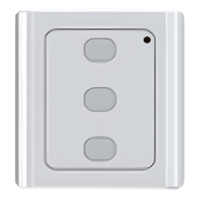 Control Remoto Inalámbrico RF de Pared / 433 MHz / 3V / Alcance 30 m (100 ft) / Código Rodante