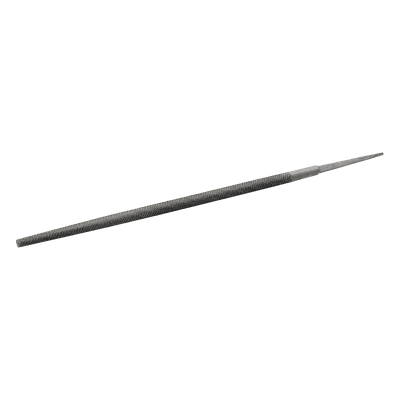 Lima Redonda Muza / 8" (203.2 mm) / Diámetro 9/32" (7.1 mm) / Dientes Rectificados / Doble Corte / Acero al Cromo