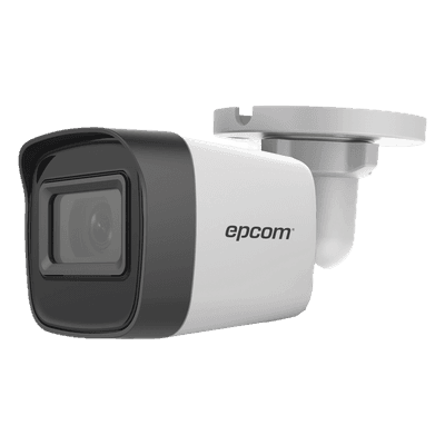 Bala TURBOHD 5 Megapixel / Lente 2.8 mm / 4 Tecnologías (TVI / AHD / CVI / CVBS) / 30 mts SMART IR EXIR / Exterior IP67 / dWDR / Metal