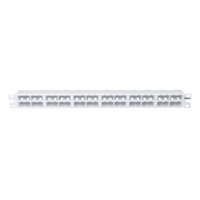 Panel de Parcheo Modular / 48 Puertos / 1 UR / 19in / Sin Blindaje / Plano / Alta Densidad