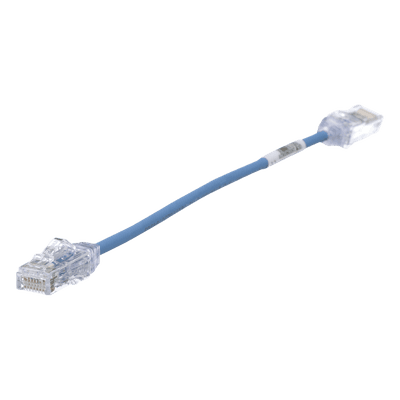 Cable de Parcheo UTP / Cat6 / 28AWG Diámetro Reducido / 20 cm (0.66 ft) / Azul