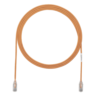 Cable de Parcheo / Cat6 UTP / 28AWG Diámetro Reducido / 0.91 m (3 ft) / Naranja