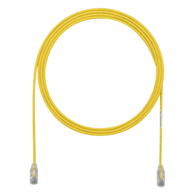 Cable de Parcheo UTP / Cat6 / 28 AWG / 1.52 m (5 ft) / Alta Densidad / Amarillo