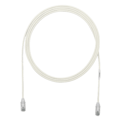 Cable de Parcheo / Cat6 / UTP 28AWG / Diámetro Reducido 3.8 mm / 2.13 m (7 ft) / Doble Clasificación CM/LSZH / Blanco Mate