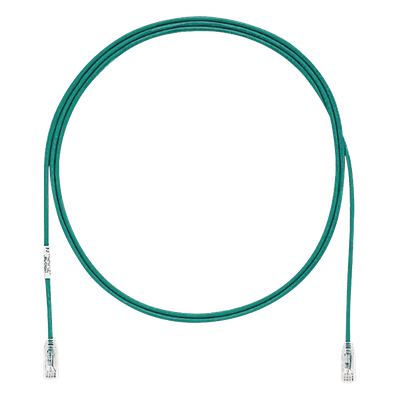 Cable de Parcheo UTP / Cat6 / 28AWG Diámetro Reducido / 2.13 m (7 Pies) / Verde