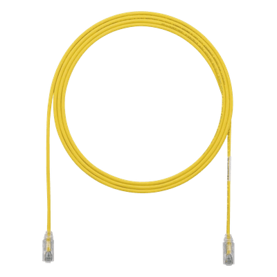 Cable de Parcheo Cat6 UTP / 28AWG Diámetro Reducido / 2.13 m (7 Pies) / Doble Clasificación CM/LSZH / Amarillo