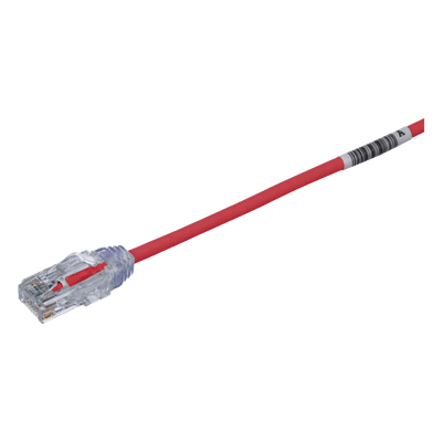 Cable de Parcheo UTP / Cat6 / 28AWG Diámetro Reducido / 20.2 cm (0.66 ft) / LSZH-CM / Rojo