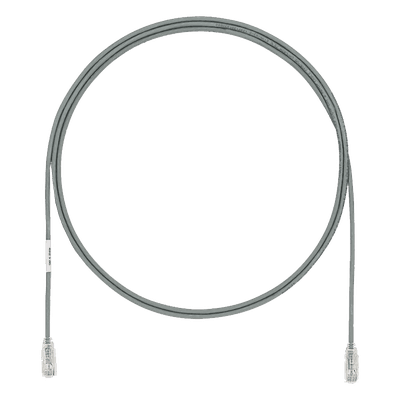Cable de Parcheo UTP / Cat6A / 28AWG / CM-LSZH / 0.30 m (1 pie) / Gris