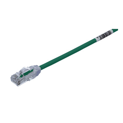 Cable de Parcheo UTP Cat6A / 28AWG Diámetro Reducido / CM-LSZH / 6.1 m (20 ft) / Verde